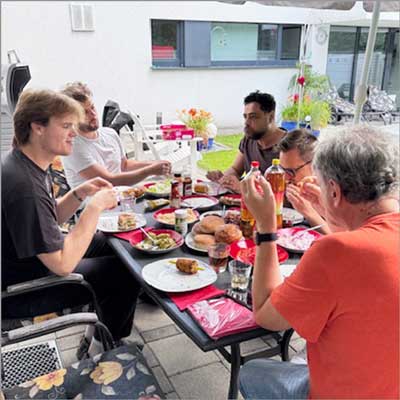 Grillen in der Mittagspause